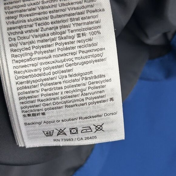 Helly Hansen Jacket Men's XL Blue Windbreaker Full Zip Hooded Logo Outdoor - Picture 8 of 9